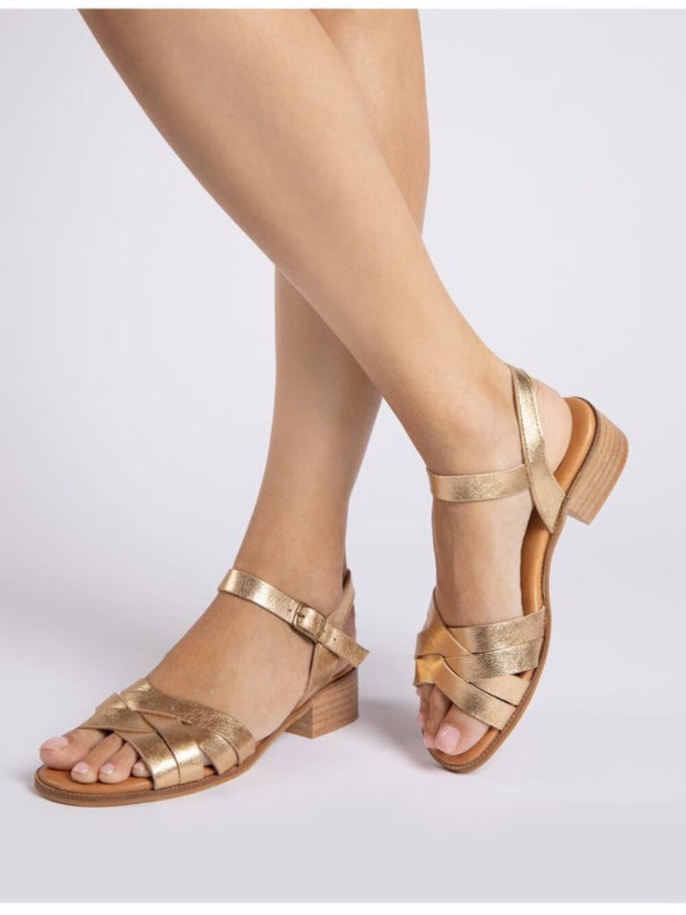 Penelope Chilvers Shepherdess Ankle Strap Sandals Sz  EU39/US8